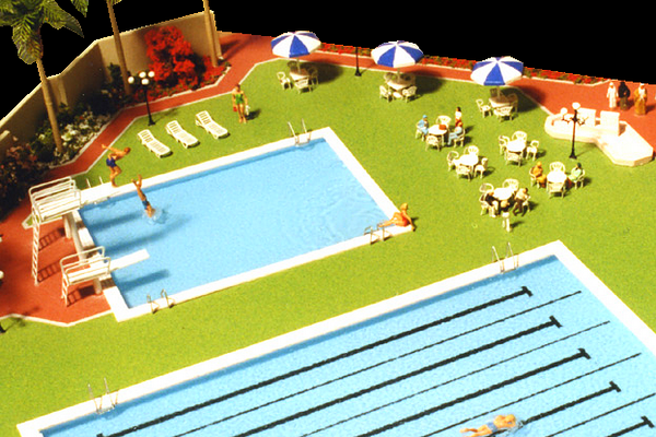 modello plastico piscina olimpionica